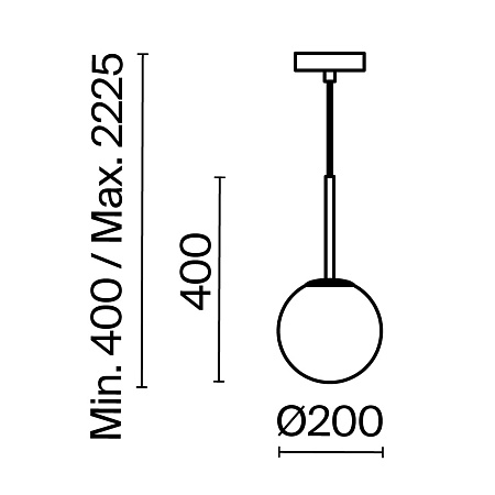 Подвесной светильник Maytoni Basic form MOD321PL-01B1 - фото