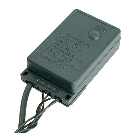 Светодиодная гирлянда на бобине Feron CL98 линейная 50м + 3м 230V мультиколор, c питанием от сети, зеленый шнур - фото