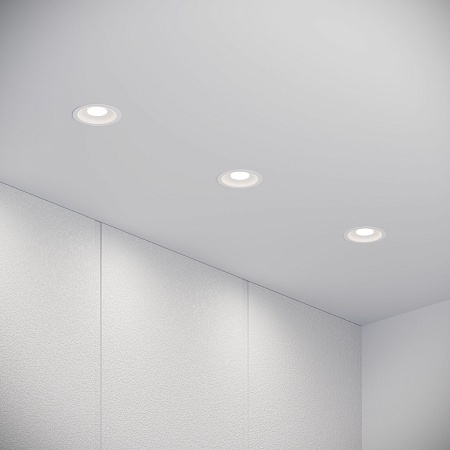 Светильник встраиваемый светодиодный Combi 10W 4000K белый 25067/LED Elektrostandard - фото