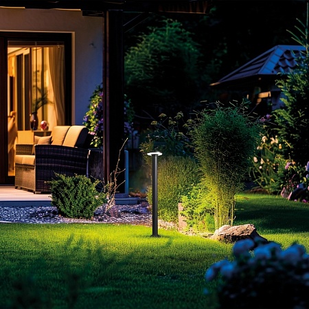 Светильник уличный наземный ST-Luce Черный кварцевый LED 1*12W 4000K SL087.415.01 - фото