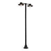 Светильник напольный ST-Luce темно-серый/прозрачный E27 2*60W SL9542.705.02