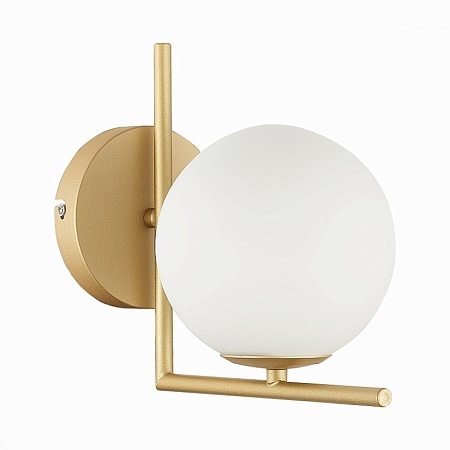 Светильник настенный ST-Luce Латунь/Белый G9 1*5W SL1148.301.01 - фото