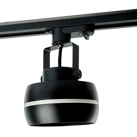 Светильник Feron AL168 трековый однофазный на шинопровод под лампу GX70, черный - фото