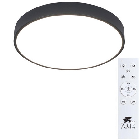 Потолочный светильник Arte Lamp ARENA A2661PL-1BK - фото