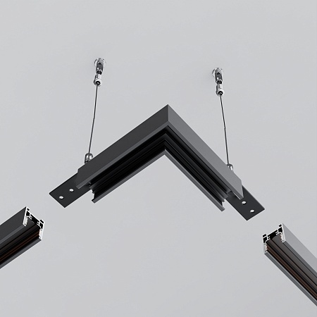 Коннектор угловой Exility накладной низкопрофильный - фото