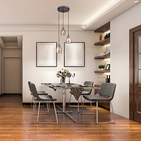 Подвесной акцентный светильник Eurosvet 50085/3 черный жемчуг - фото