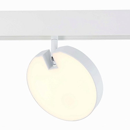 Магнитный трековый светильник белый LED 1*15W 3000K 760Lm Ra>80 120° IP20 L150xW28xH211 ST359.536.15 - фото