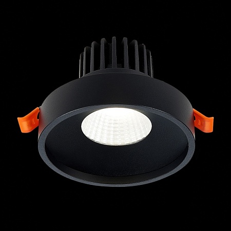 Св-к встр. Черный LED 1*10W 4000K 750Lm Ra>90 38° IP20 D100xH75 170-240V ST751.448.10 - фото