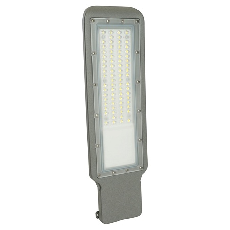 Светодиодный уличный консольный светильник Feron SP3021 50W 5000K 230V, серый - фото