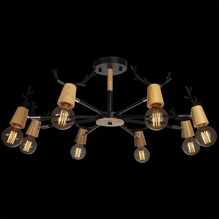 10024/8 Black Люстра на штанге LOFT IT Sven - фото