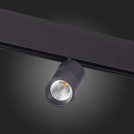 Магнитный трековый светильник Черный LED 1*7W 4000K 595Lm Ra>90 36° IP20 D44xH90 48V ST365.446.07 - фото