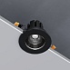 Светильник встраиваемый светодиодный Artis 7W 3000 черный 25096/LED Elektrostandard - фото