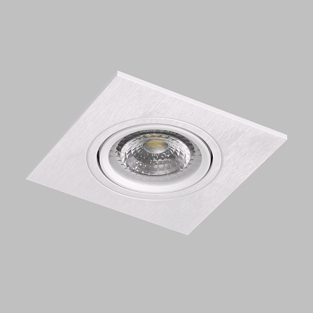 DK3021-WH Встраиваемый светильник, IP 20, 10 Вт, GU5.3, LED, белый, пластик - фото