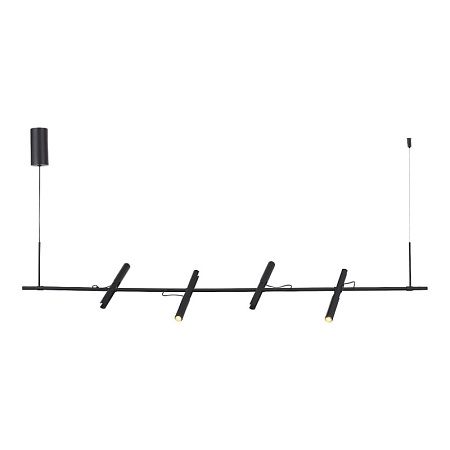 Светильник подвесной ST-Luce Черный/Черный, Золотистый LED 4*3W 3000K SL6210.403.04 - фото