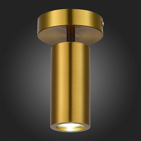 Светильник потолочный ST-Luce Черный, Латунь/Латунь GU10 1*5W 4000K SL1215.402.01 - фото