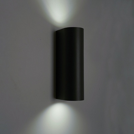 Светильник садово-парковый Feron DH024, на стену, 2*GU10 MR11 230V, черный - фото