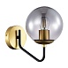 Светильник настенный Матовое золото/Дымчатый E27 1*60W SLE1097-301-01 - фото