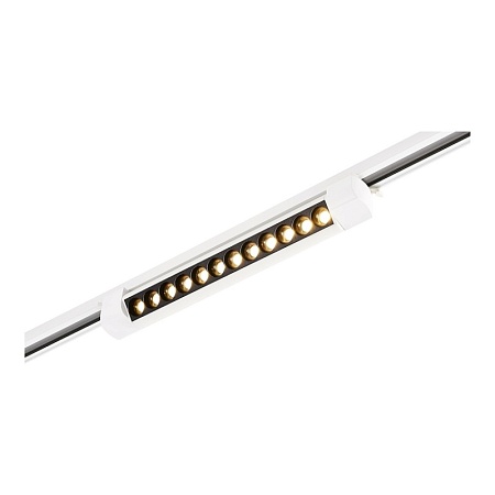 Св-к трек. Белый LED 1*10W 4000K 875Lm Ra90 24 IP20 L387xW49xH54 170-240VV ST367.546.10 - фото