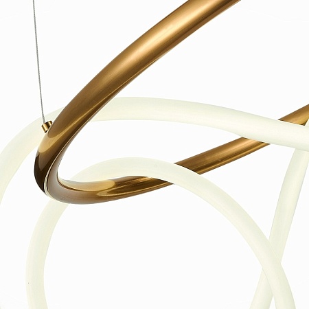 Светильник подвесной ST-Luce Латунь/Белый LED 1*35W 4000K SL6102.303.55 - фото