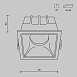 Встраиваемый светильник Technical Alfa LED DL043-01-15W4K-D-SQ-WB - фото
