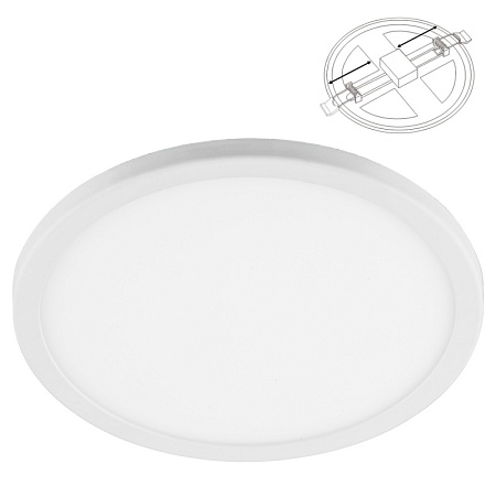 Светодиодный светильник Feron AL508 встраиваемый  с регулируемым монтажным диаметром (до 160мм) 14W 2700K белый серия Flexy - фото