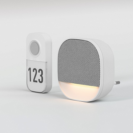 Звонок беспроводной 36M IP20 DBQ30M WL белый Elektrostandard - фото