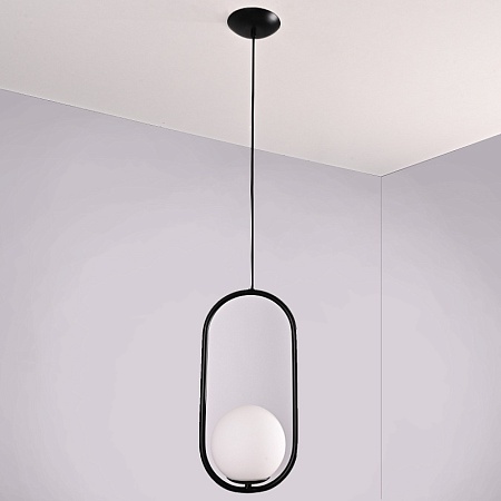 Подвесной Светильник Matthew Mccormick Hoop 40 Black Mila Pendant Imperiumloft 179964-22 - фото