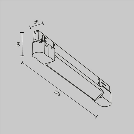 Трековый светильник Technical BASIS TR196-3-10W2.7K-W - фото
