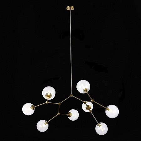 Люстра подвесная ST-Luce Золотистый/Прозрачный E14 8*40W SL1506.203.08 - фото