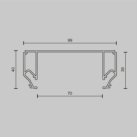 Комплектующие для светильника Technical ALM-9940-SC-B-2M - фото