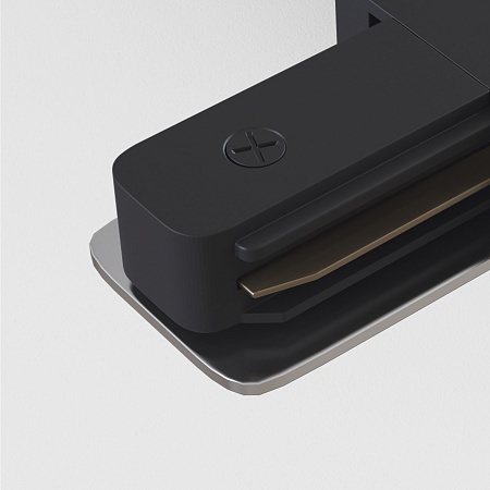 Коннектор прямой Unity встраиваемыйчерный - фото