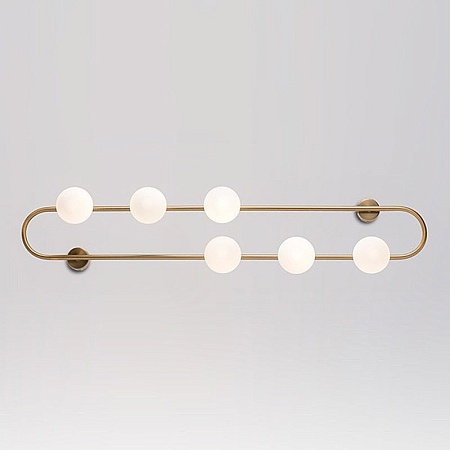 Настенное Бра Hoop Wall H115 Gold Imperiumloft 213736-26 - фото