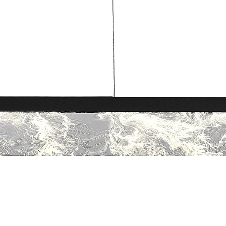 Светильник подвесной ST-Luce Черный/Дымчатый LED 1*45W 4000K SL6234.403.45 - фото