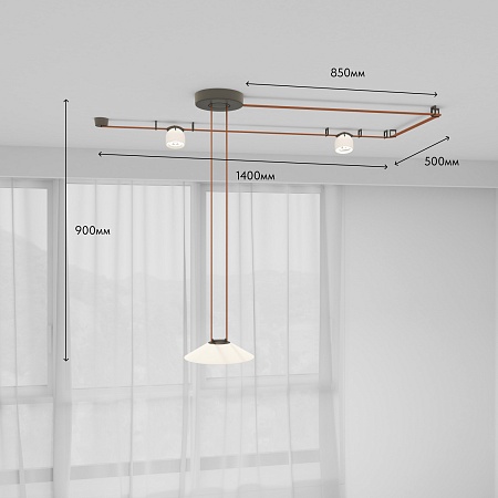 Трековый светильник Denkirs DK55SET02-01-BR - фото