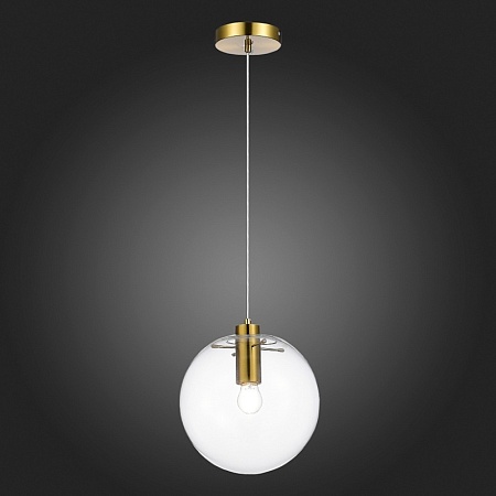 Подвес ST-Luce Золотой/Прозрачный E27 1*60W SL1056.213.01 - фото