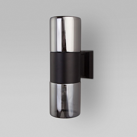 Уличный настенный светильник Roil чёрный IP54 35125/D Elektrostandard - фото