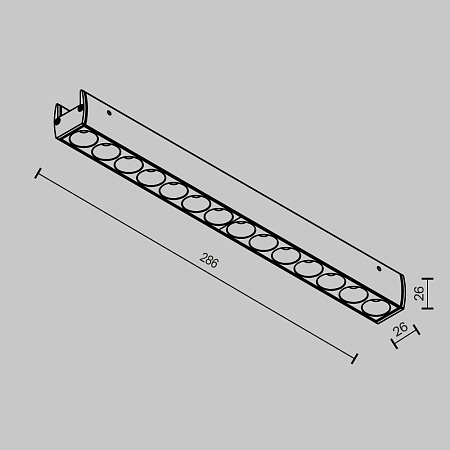 Трековый светильник Technical Points  TR162-1-12W3K-M-B - фото