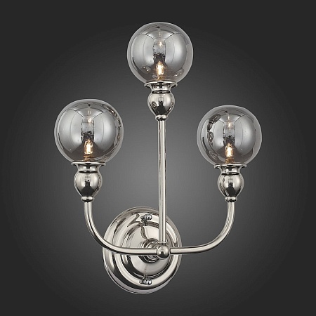 Бра ST-Luce Никель/Дымчатый G9 3*5W SL552.101.03 - фото