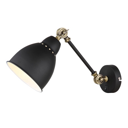 Бра Arte Lamp BRACCIO A2054AP-1BK - фото