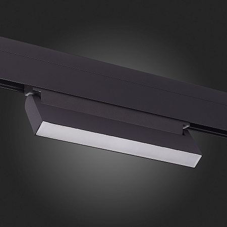 Магнитный трековый светильник Черный LED 1*12W 4000K 720Lm Ra>90 120 IP20 L219xW22xH108 ST363.446.12 - фото