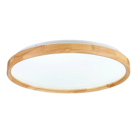 Светильник потолочный Светлое дерево/Белый LED 1*40W 3000K/4000K/6000K SLE201382-01 - фото