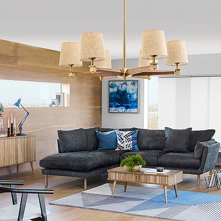 Люстра Jorgenson D85 Beige/Light Wood Imperiumloft 203573-26 - фото