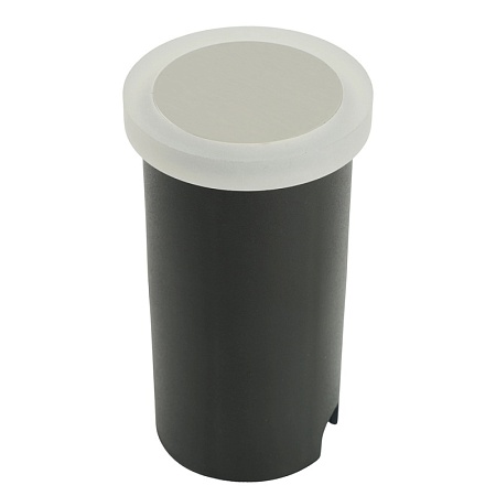 Светодиодный светильник Feron LN010 встраиваемый 1W 3000K, IP67, белый матовый/хром - фото