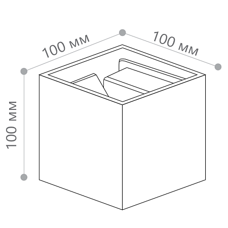 Светильник уличный светодиодный Feron DH012, 2*3W, 450Lm, 4000K, черный - фото
