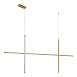 Светильник подвесной ST-Luce Матовое золото LED 1*50W 3000K SL6207.203.50 - фото