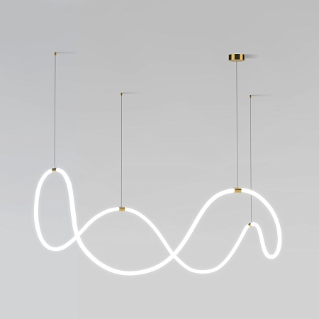 Подвесной светильник Eurosvet 90288/1 латунь - фото