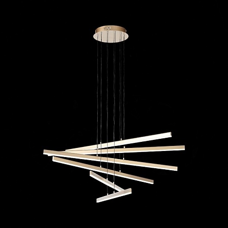 Светильник подвесной ST-Luce Матовое золото/Белый LED 6*16,6W 4000K SL394.223.06 - фото