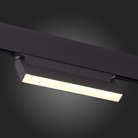 Магнитный трековый светильник Черный LED 1*12W 4000K 720Lm Ra>90 120 IP20 L219xW22xH108 ST363.446.12 - фото