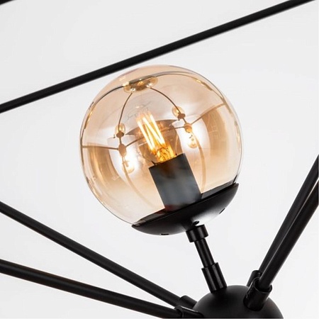 Люстра на штанге ARTE LAMP A1664SP-15BK - фото