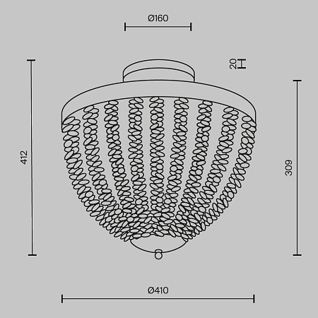 Потолочный светильник Maytoni MOD440CL-03BS - фото